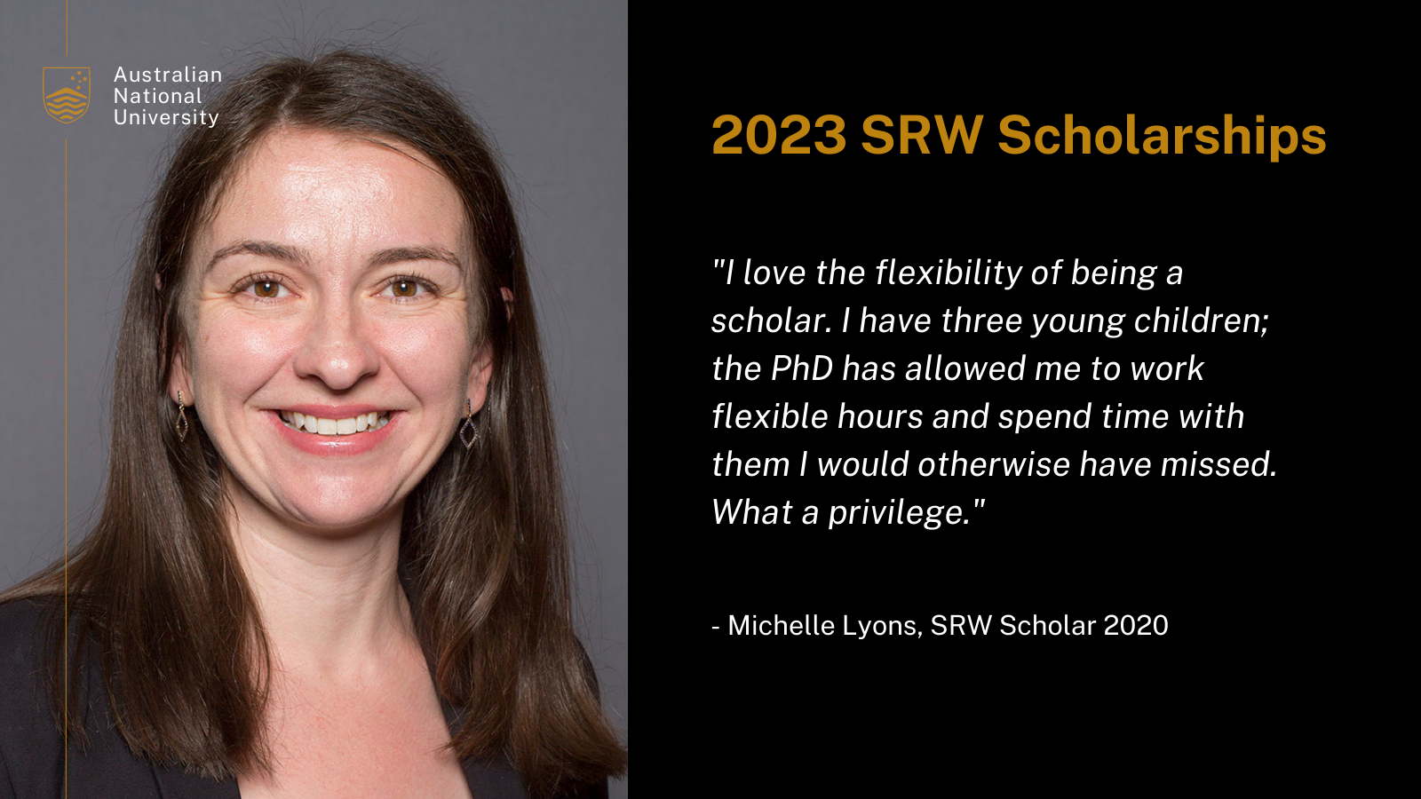 2020 Sir Roland Wilson Scholar Michelle Lyons