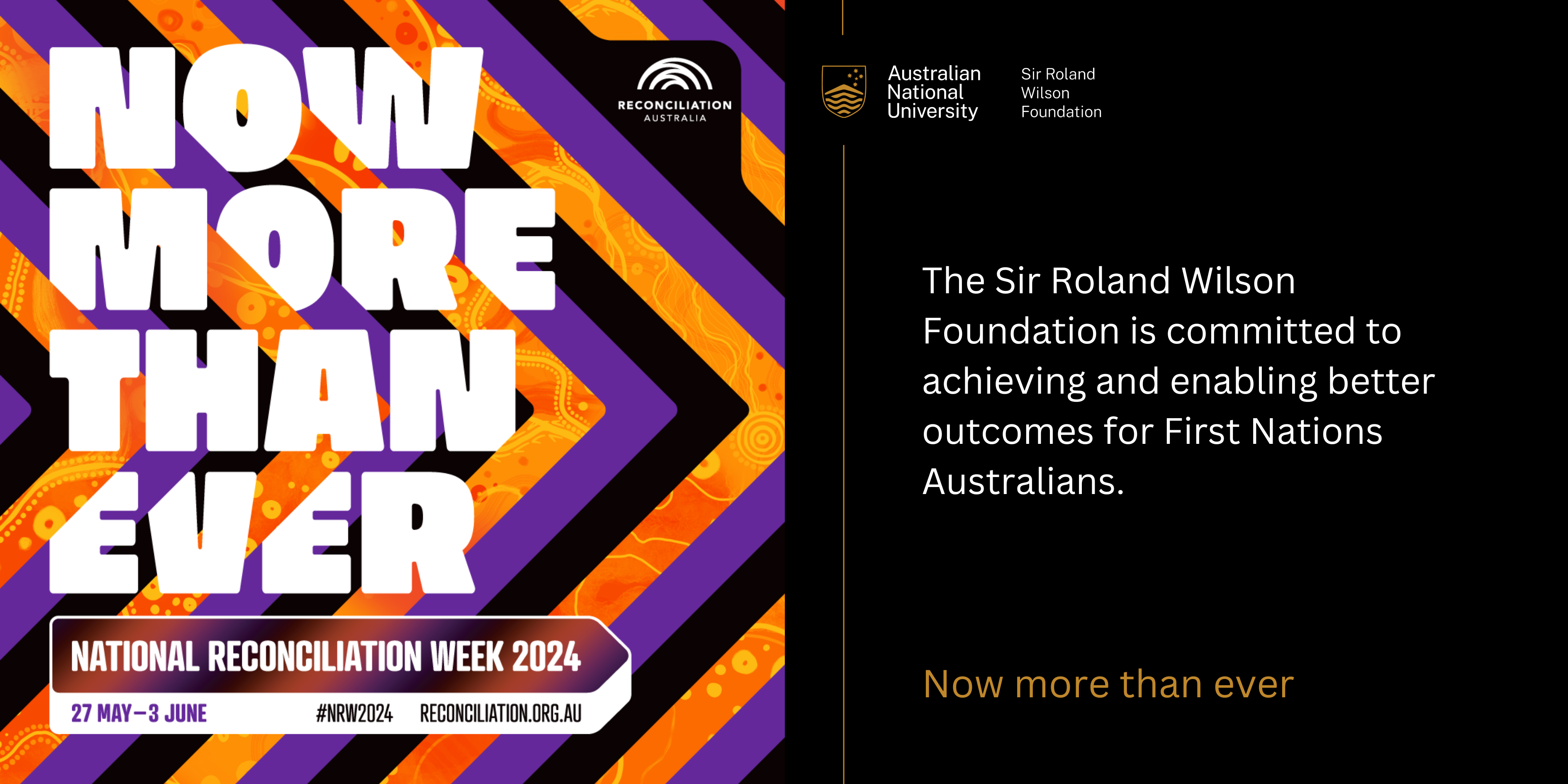 National Reconciliation Week 2024 banner.