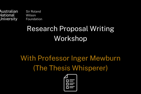 Research proposal writing workshop