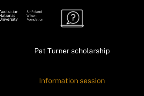 Pat Turner scholarship information session banner