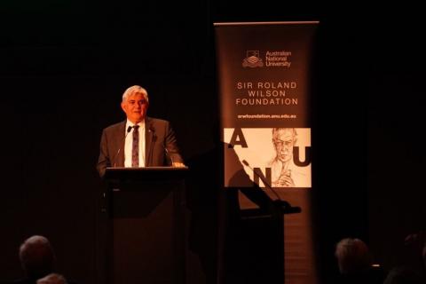  Ken Wyatt deliver the Dialogue on the topic of leadership, education and policy design