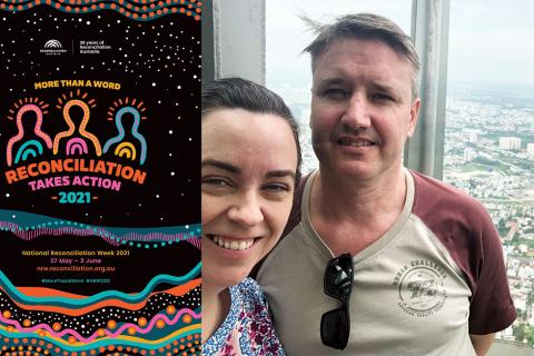 SRW PhD scholar Anthony Cowley and his partner (Julianne Cowley – Australian Consul-General in Ho Chi Minh City, Vietnam) inspect the view over the city.