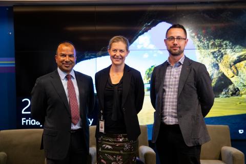 Dr Subho Banerjee, Dr Rachel Bacon and Andrew Morgan